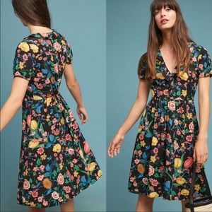 Anthropologie Maeve Bloedel Floral Dress
